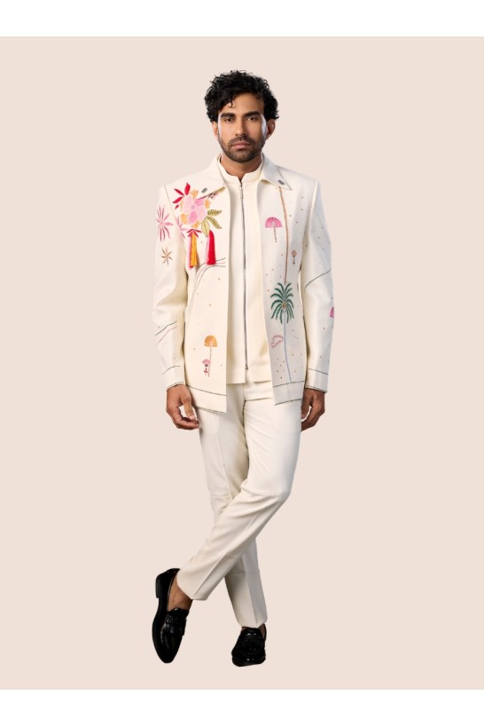 OFF WHITE JODHPURI